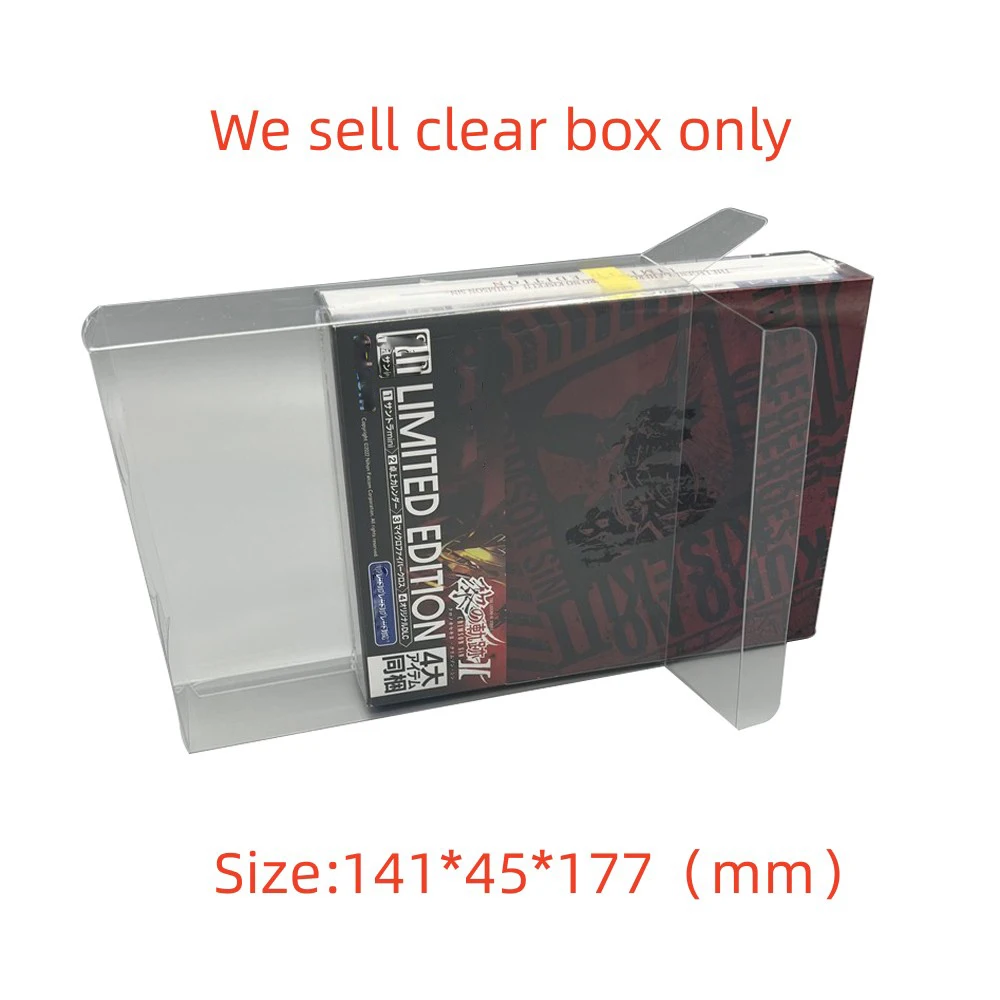Proteggi Scatola Trasparente Trasparente Per P S 4 Per Cremisi Sin Limited Edition Collect Boxes Storage Game Shell Display Case
