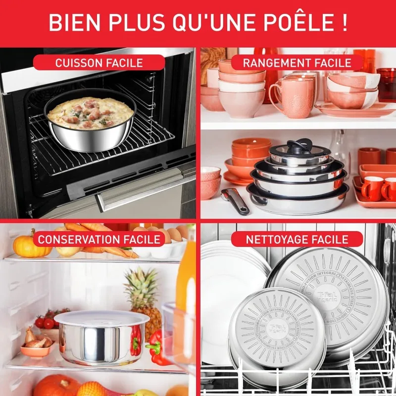 Batterie de cuisine induction Ingenio Preference - Set de 2 Poêles