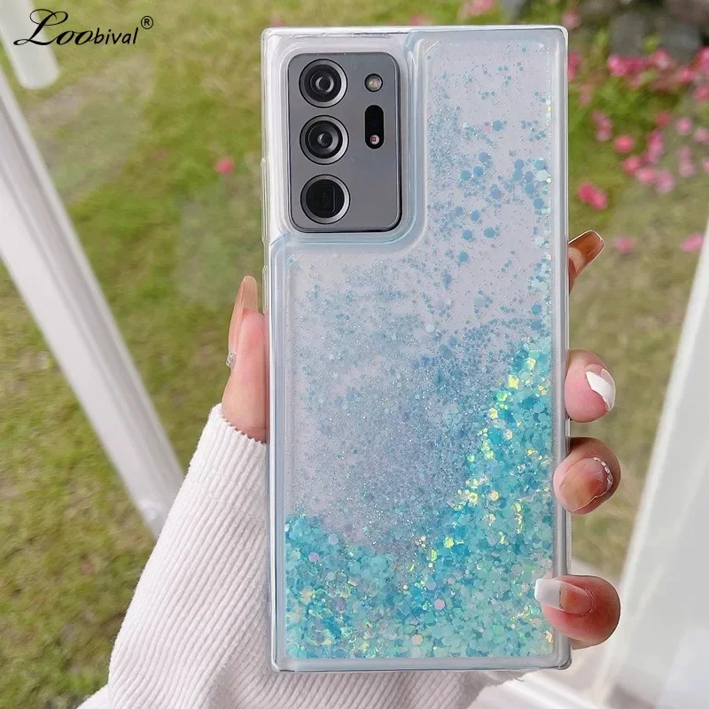 Glitter Luminous Quicksand Clear TPU Phone Case