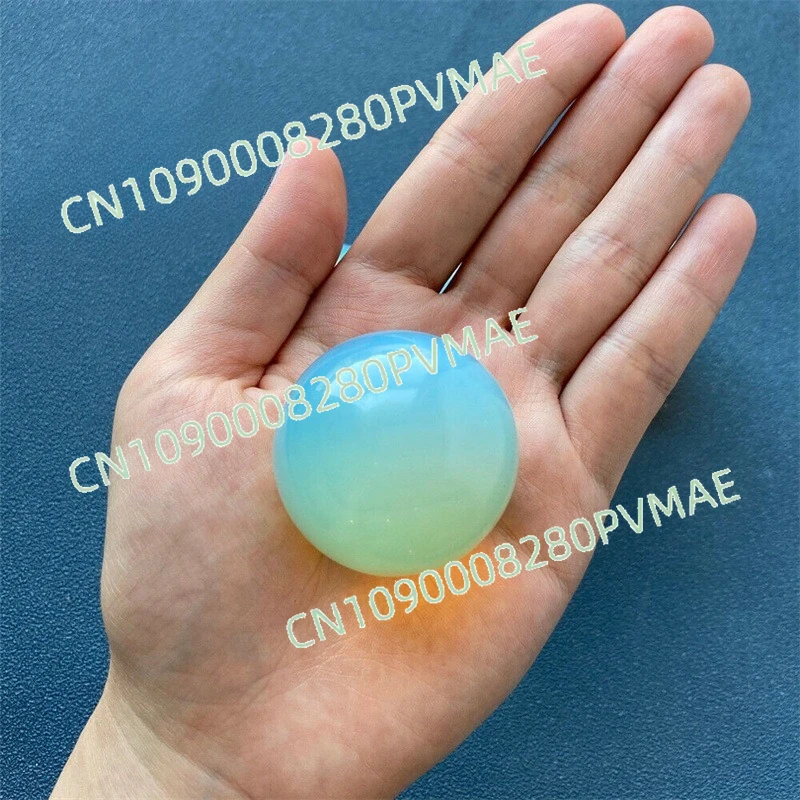 천연 오팔 크리스탈 볼 원석 연마 공예품 가정 테이블 장식 에너지 스톤 피트니스 볼