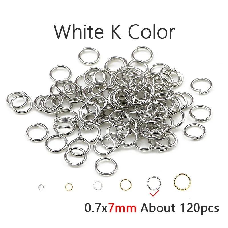 Gold-Plated Brass Jump Rings for Jewelry Making and Crafting