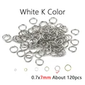 White K 7mm 120pcs