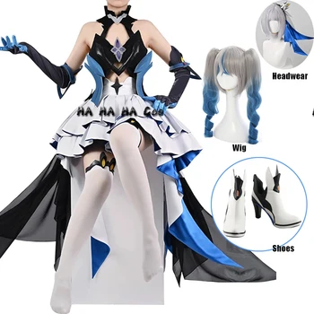 Костюм для косплея игры Honkai Impact 3 Bronya, женское сексуальное платье, элегантный боевой костюм, униформа для Хэллоуина, карнавала, полный компле...