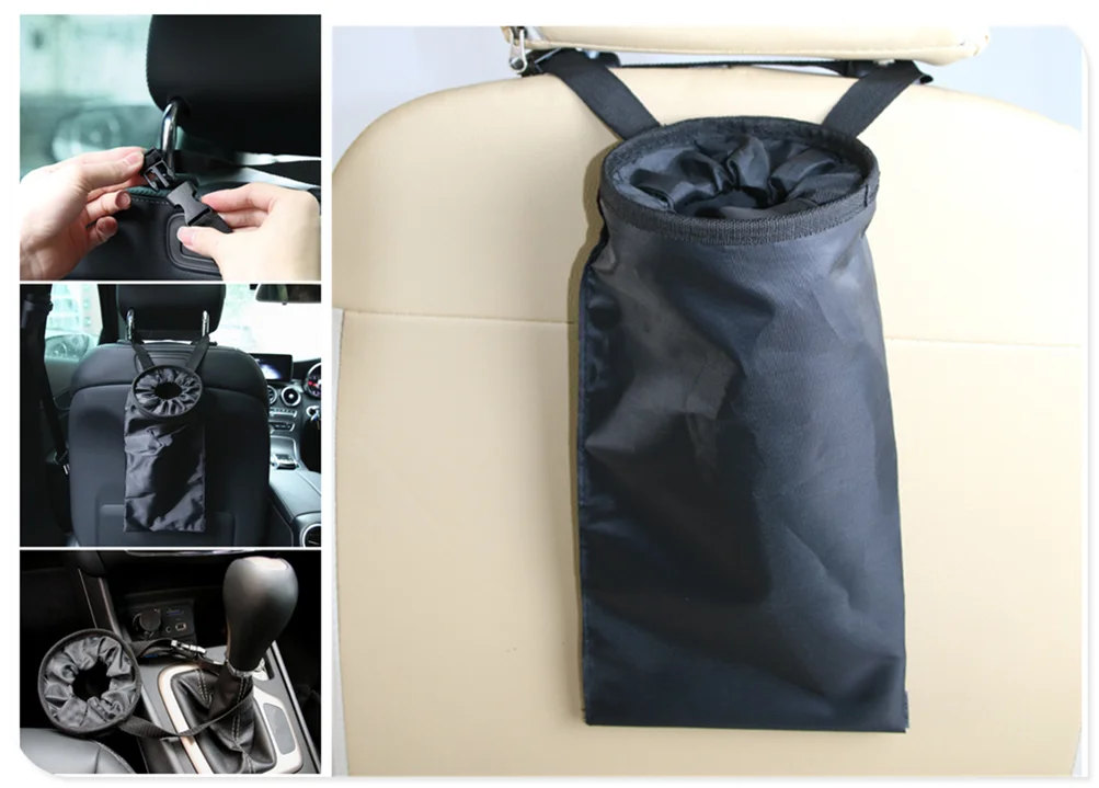 Car seat back garbage bag Oxford cloth portable Sundries for Kia POP VG Soulster cee-d Rondo Kue Kee KV7