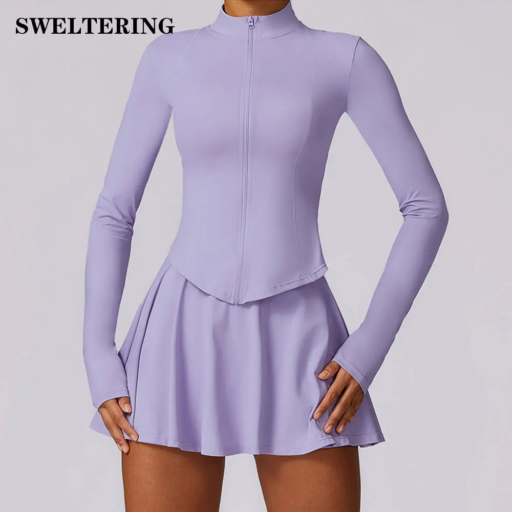 Women's Halter Elastic Waist Polyester Fiber Sleeveless Sports Suit main image 1