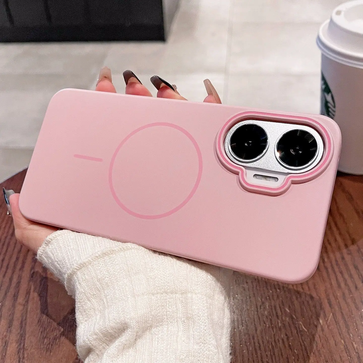 Sleek Magnetic Wireless Charging Protective Back Cover