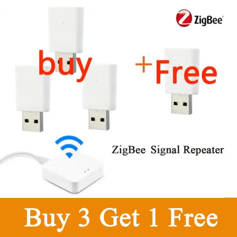 

Tuya ZigBee Signal Repeater Zigbee USB Extender For Zigbee Sensors Expand 20-30M Compatible ZigBee Gateway Smart Home Automation