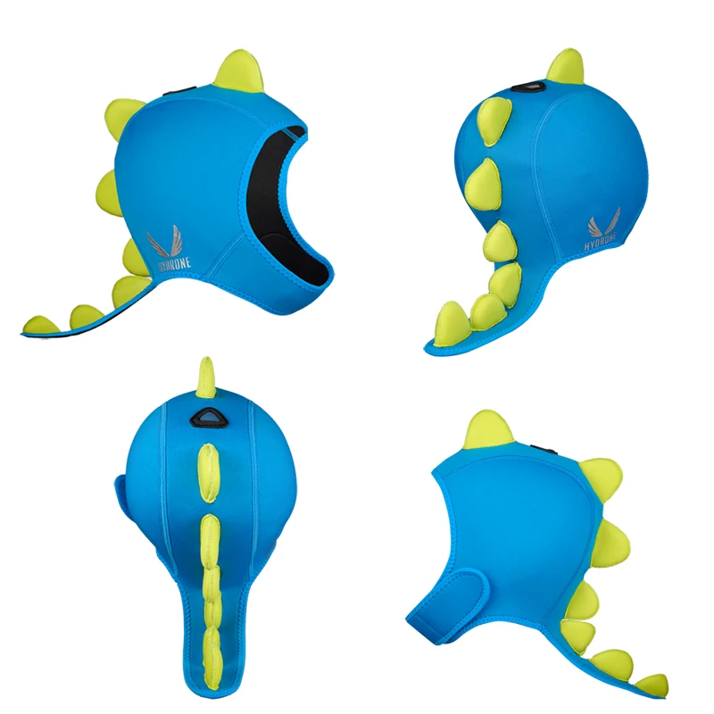 Wetsuit Hood Dinosaur 3mm Neoprene Scuba Diving Hood for Women Children Men Scuba Dive Cap Freediving Hat Thermal Surfing