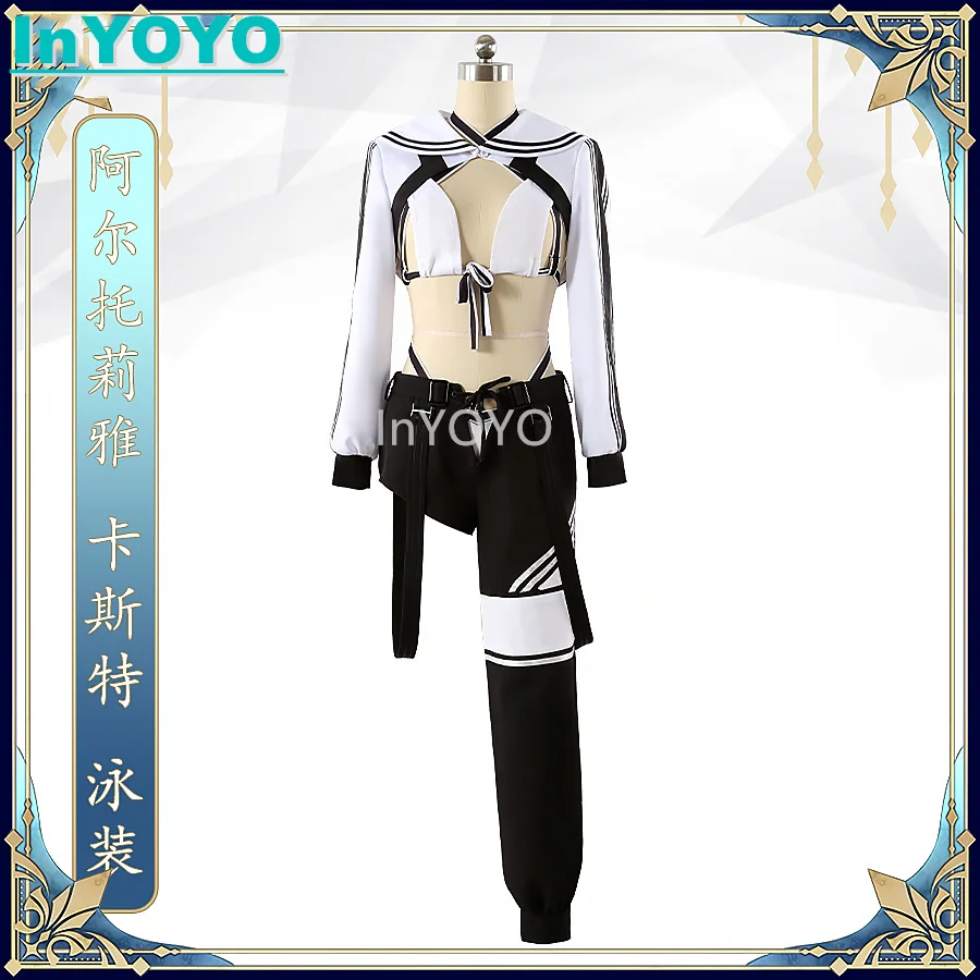 

Костюм для косплея InYOYO FGO Altria Caster Fate/большой заказ игровой костюм униформа для ролевых игр на Хэллоуин Одежда для карнавала, вечеринки