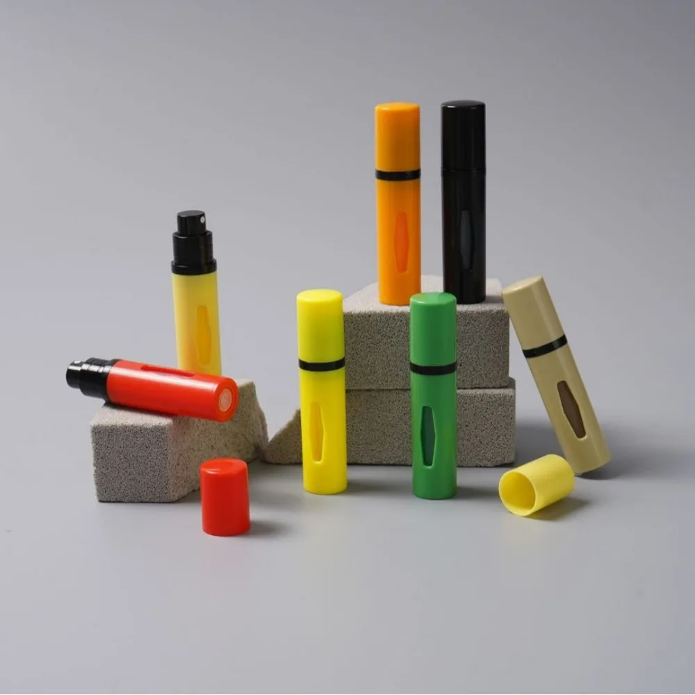 New 6ml Mini Perfume Bottle Empty Refillable Spray Rotating Bottle Storage Sprayer Portable Spray Atomizer Bottle