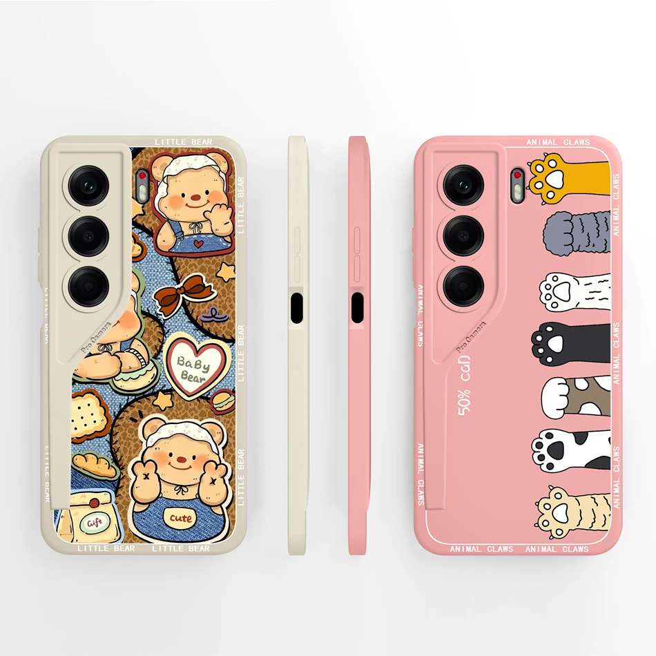 Trendy Creative Soft High-Quality Liquid Silicone Phone Case - Durable Bumper Back Cover