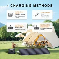 SOLARPLAY – centrale électrique Portable de Camping, générateur solaire 2400W 2160WH AC-Steckdosen, 12 Ports de sortie entièrement chargés en 1.5 heures 6