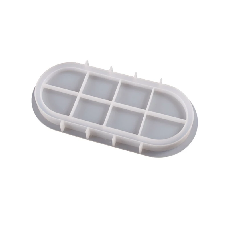 

MXME Resin Molds Oval Shaped Silicone Resin Moulds Cup Pads Molds