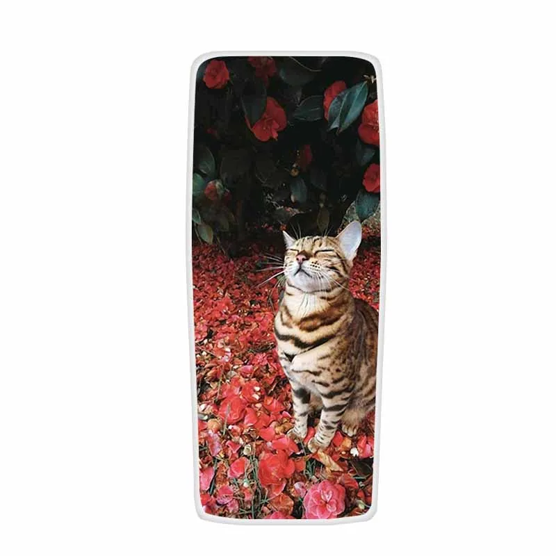 Luxury Silicone TPU Soft Transparent Case - Protective Clear Cat Design Cover