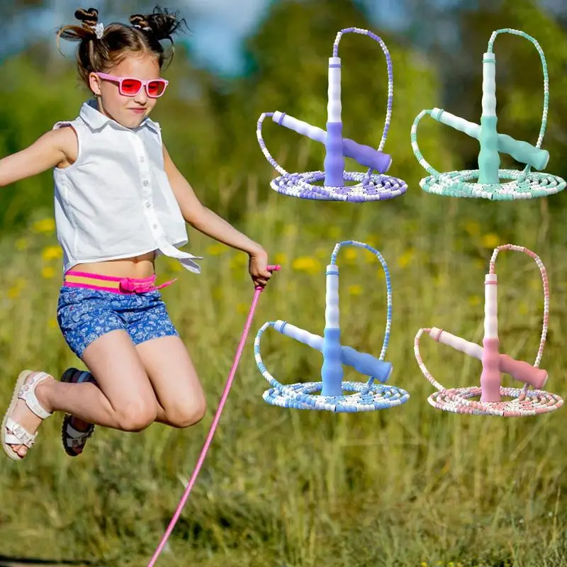 Skipping Rope Yoga Soft Beaded Jump Rope With Non-Slip Handle Skipping Rope For Game Sports Fat Burning Fitness Training Segment