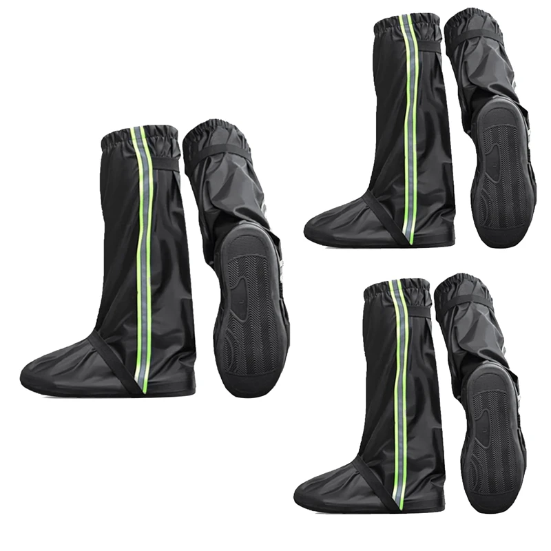 

NEW-Waterproof Shoe Covers,1 Pair Reusable Non-Slip Snow Rain Shoe Covers,Rain Gear For Hiking Fishing Camping Sports