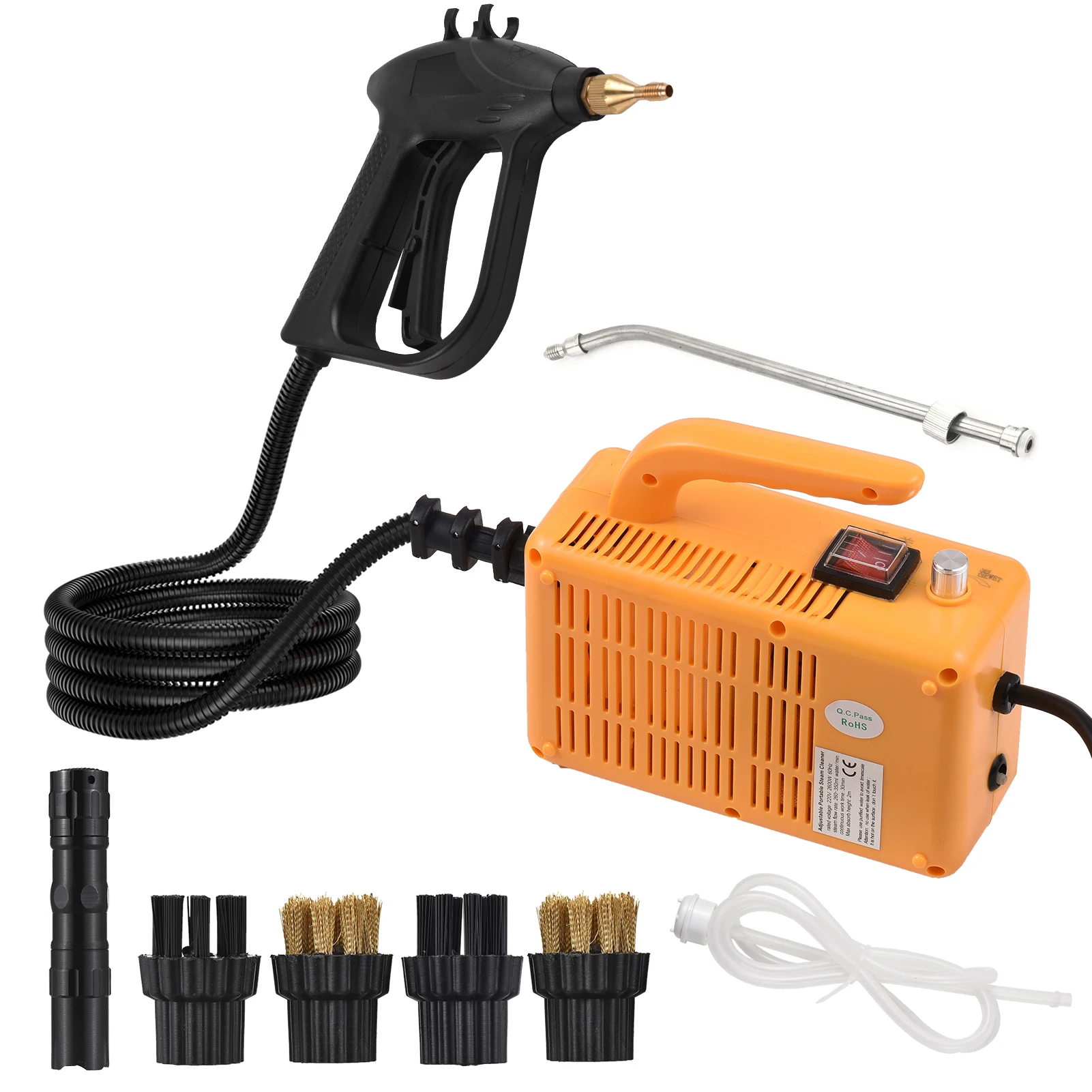 1700W Portable Steam Cleaner High Temperature Pressurized Handheld Self-control Steam Cleaning Machine for Kitchen Bathroom Car 2
