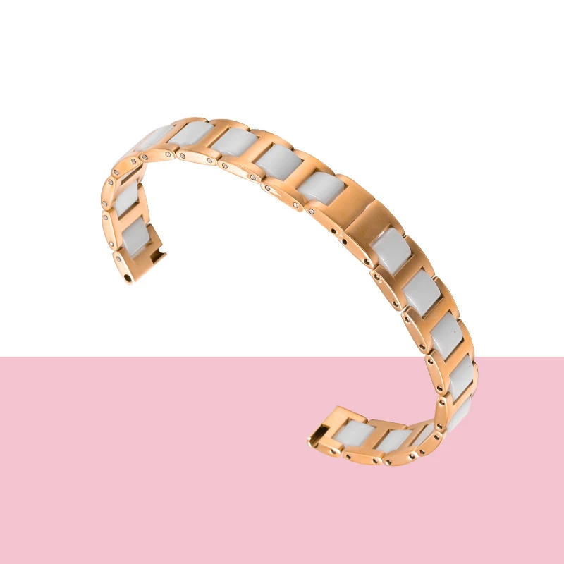 Elegant Gold Milanese Stainless Steel Watch Band - Universal Fit Bracelet