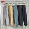 ZODF Retro Autumn Winter Men Batik Washed Cotton Sweatpants Unisex Loose Heavy Weight 420gsm Solid Joggers Pants HY0666 6