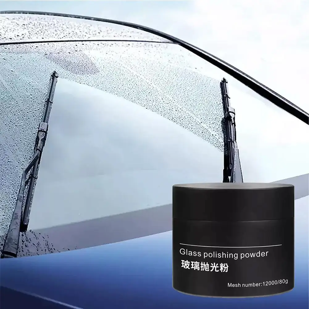 Multifunctional Car Scratch Repair Polishing Powder-80g Glass Cerium Oxide For Car Paint Care And Cleaning J5E0