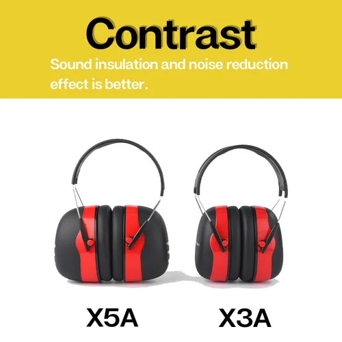 조절 가능한 귀 수비수 40db 귀마개 청력 보호 귀 수비수 소음 감소 성인용 스포츠 촬영 NRR, 귀마개 귀마개 귀마개 3