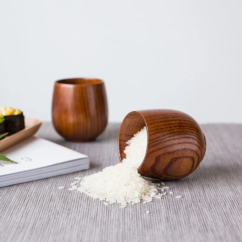 Japanse houten mok sfeerbeeld