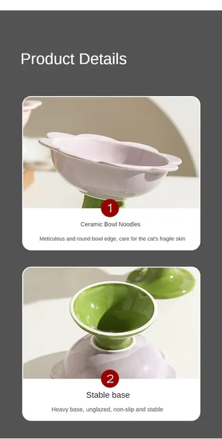 セラミック・キャッツ・ボウルは、頚椎の両碗を保護し、黒あごを防ぐ セラミック・キャッツ・ボウルは、頚椎の両碗を保護し、黒あごを防ぐ