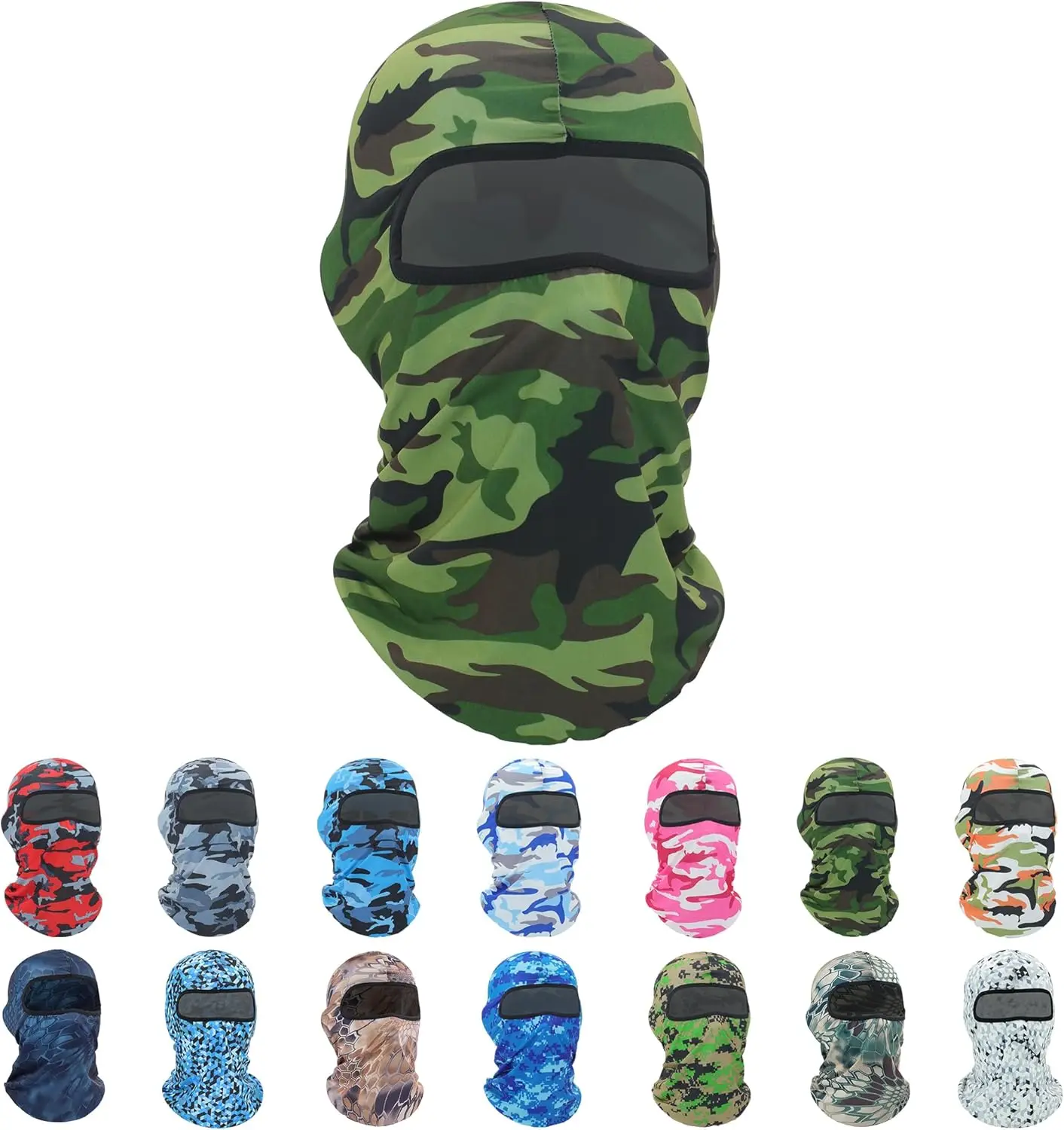 1/4/10PCS 자전거 타기용 내부 태양 보호 후드 모자 스포츠 헤드밴드가 있는 방풍 야외 사이클링 페이스 마스크