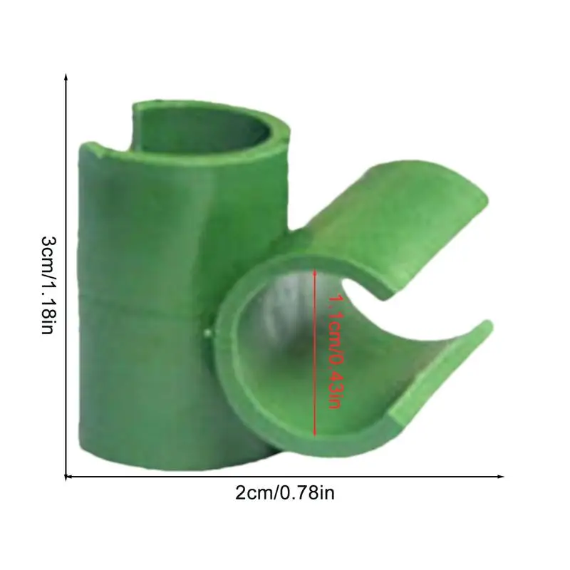 Plant Stakes Connector Adjustable Flower Rattan Buckle Clip Easy Installation Plant Trellis Connector Joints For Gardening