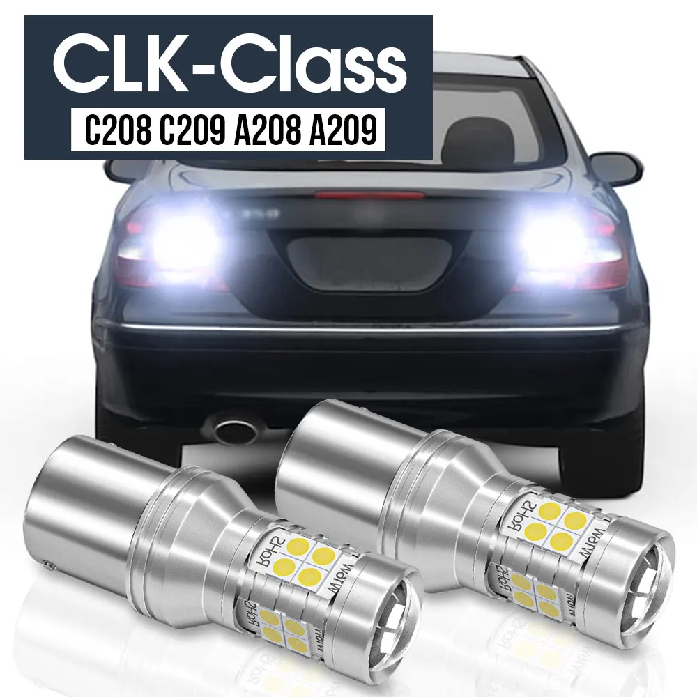 

2pcs LED Backup Light Reverse Lamp Canbus Accessories For Mercedes Benz CLK Class C208 C209 A208 A209 2004 2005 2007 2008 2009
