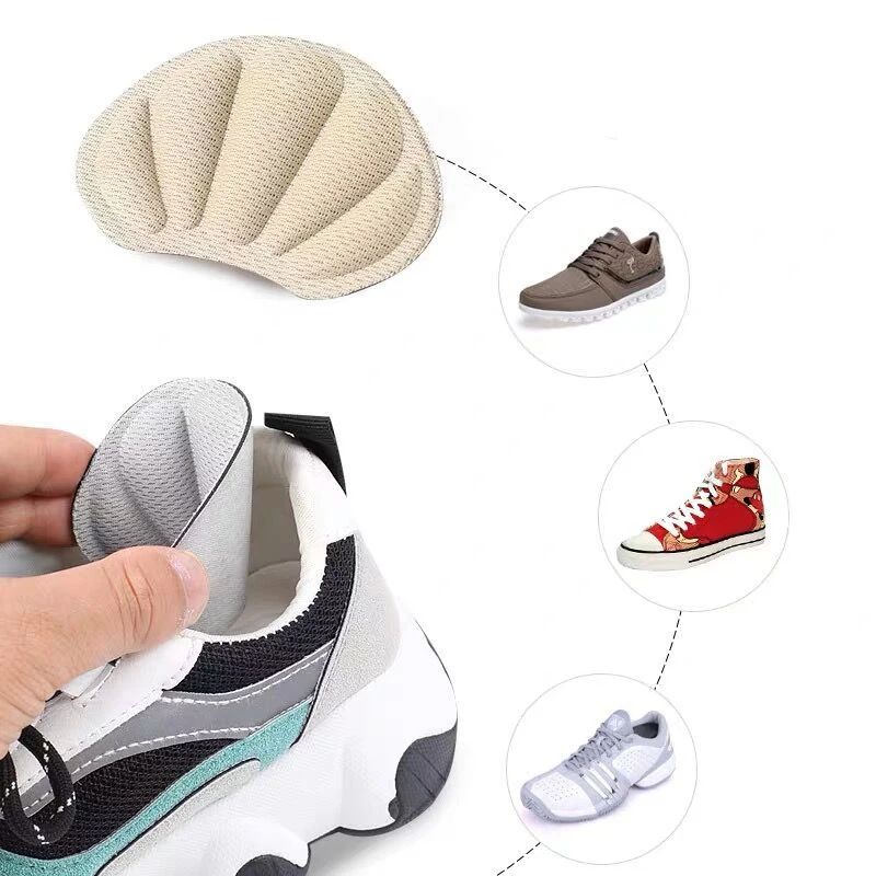Shoe Insoles Heel Cushion Insole Heel Patch Insole Heel Cushion Protector Heel Insoles Heel Protector Patches Heel Protector Pads Shoe Stickers Shoe Anti-slip Stickers Anti-wear Feet Care Heel Stickers Women Sponge Back Sticker Inserts Protector 3/1Pairs