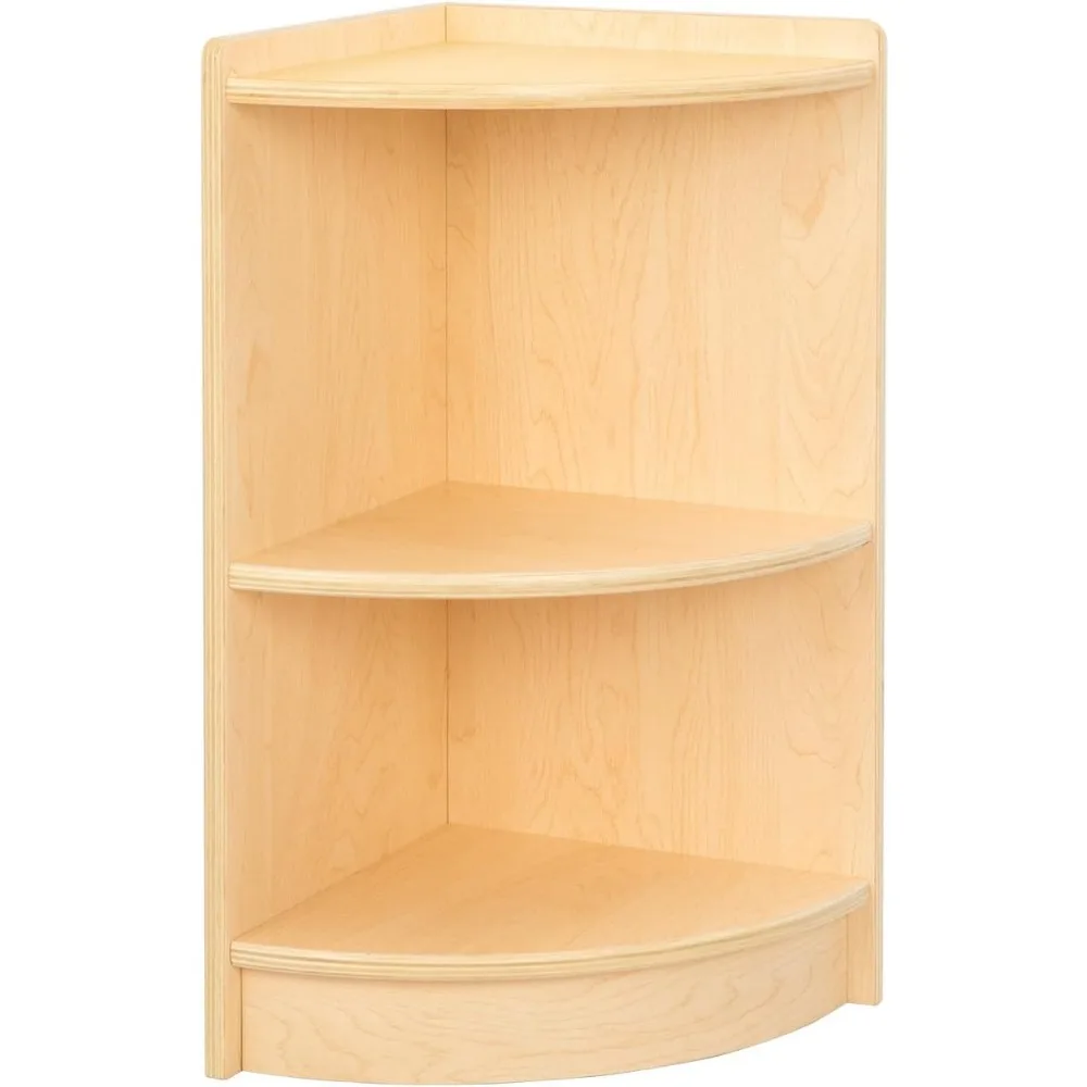 Wood Corner Cabinet, Toy Organizers and Storage, Montessori Shelf for Kids Room, Playroom, Nursery, Classroom, Kindergarten 2