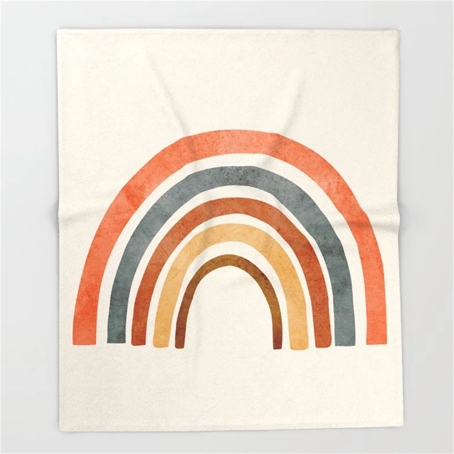 

Абстрактное Коралловое флисовое дизайнерское абстрактное Радужное одеяло s диванное одеяло 125x200 Флисовое одеяло для кровати