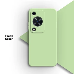Ultra-Soft Liquid Silicone Protective Phone Case - Enhanced Grip & Durable Back Shell for Huawei P Smart S (Fresh Green)