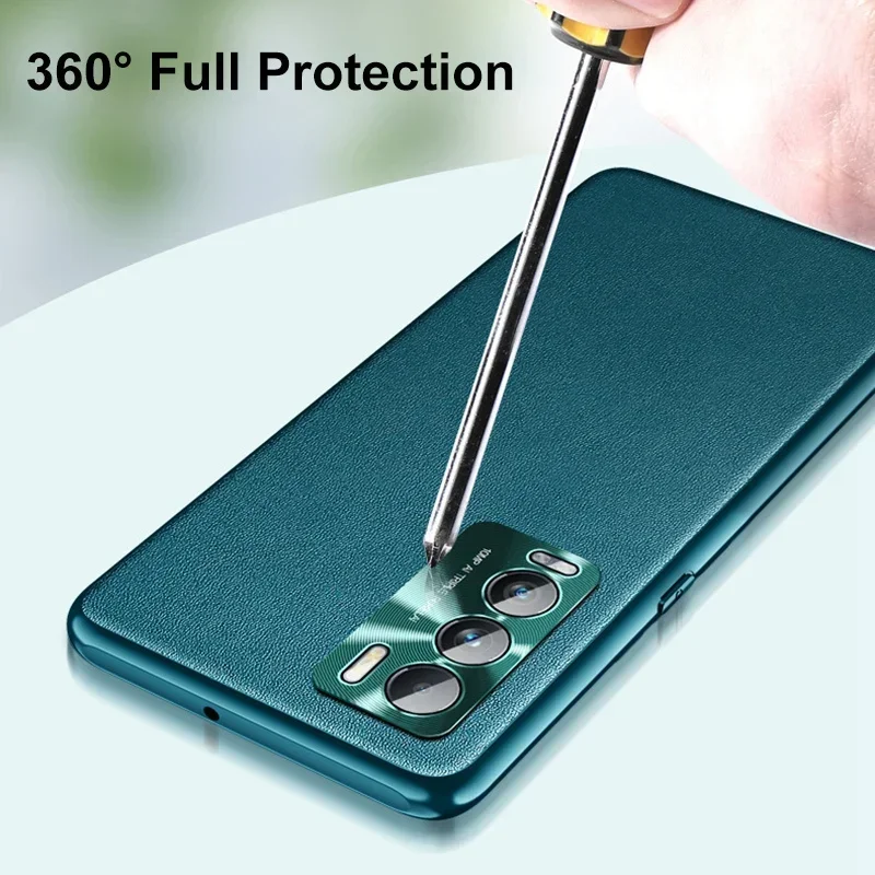 Luxury Leather & Silicone Phone Case Cover