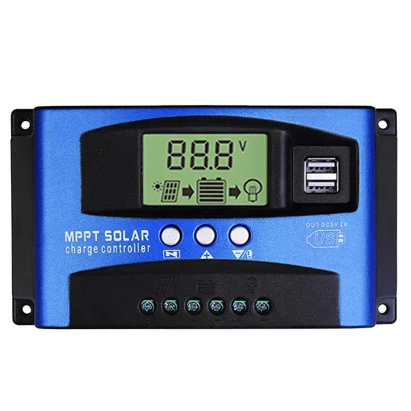 

Solar Charge Controller 12V 24V 36V 48V 60V 30A 40A 50A 60A 100A Solar Regulator light charger controller