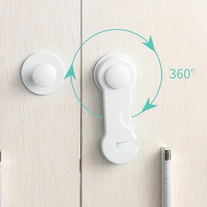 10Pcs Baby Safety Lock-Cabinets Rooms & Drawers Anti-trap Protection Lock Multifunctional Baby Safety cabinet lock child lock safety lock