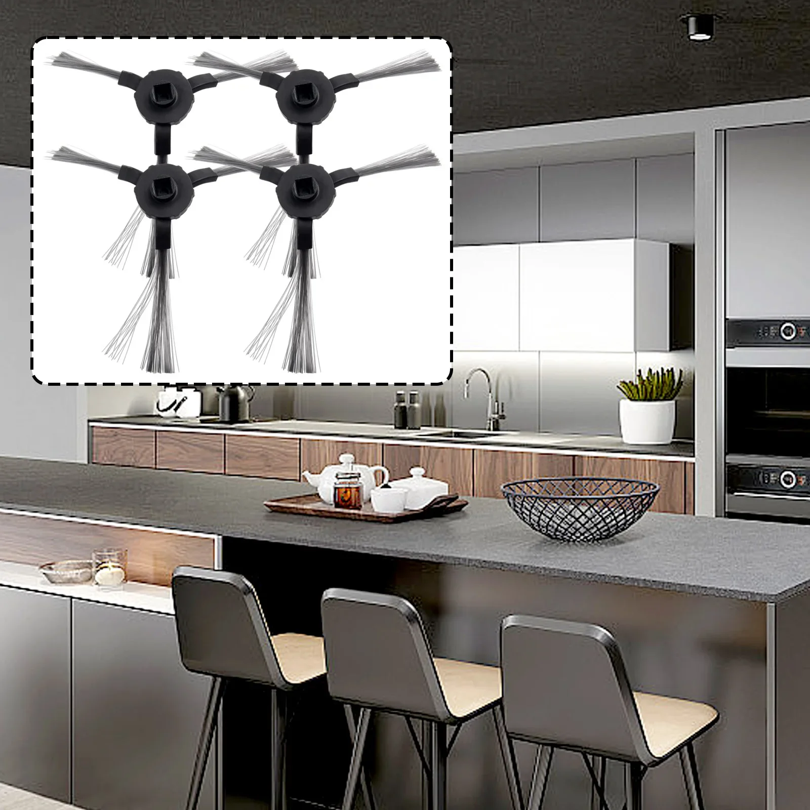 

2 пары, боковые щетки для робота-пылесоса Kitfort Kt-532 Kt532 Kt531