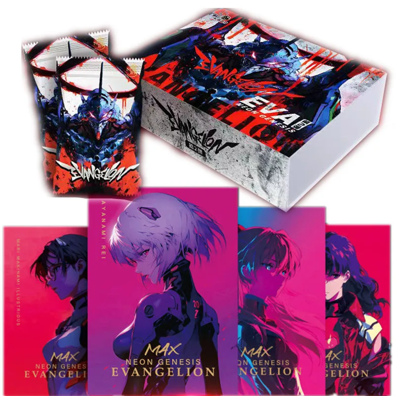 Neon Genesis Evangelion Card Asuka Langley Soryu Ayanami Rei