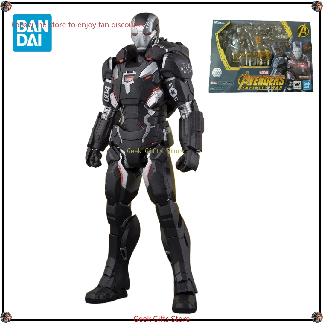 

Оригинальные фигурки Bandai SHF Avengers 3 Marvel Железный человек машина MK4 экшн-Фигурки игрушки коллекционные подарки