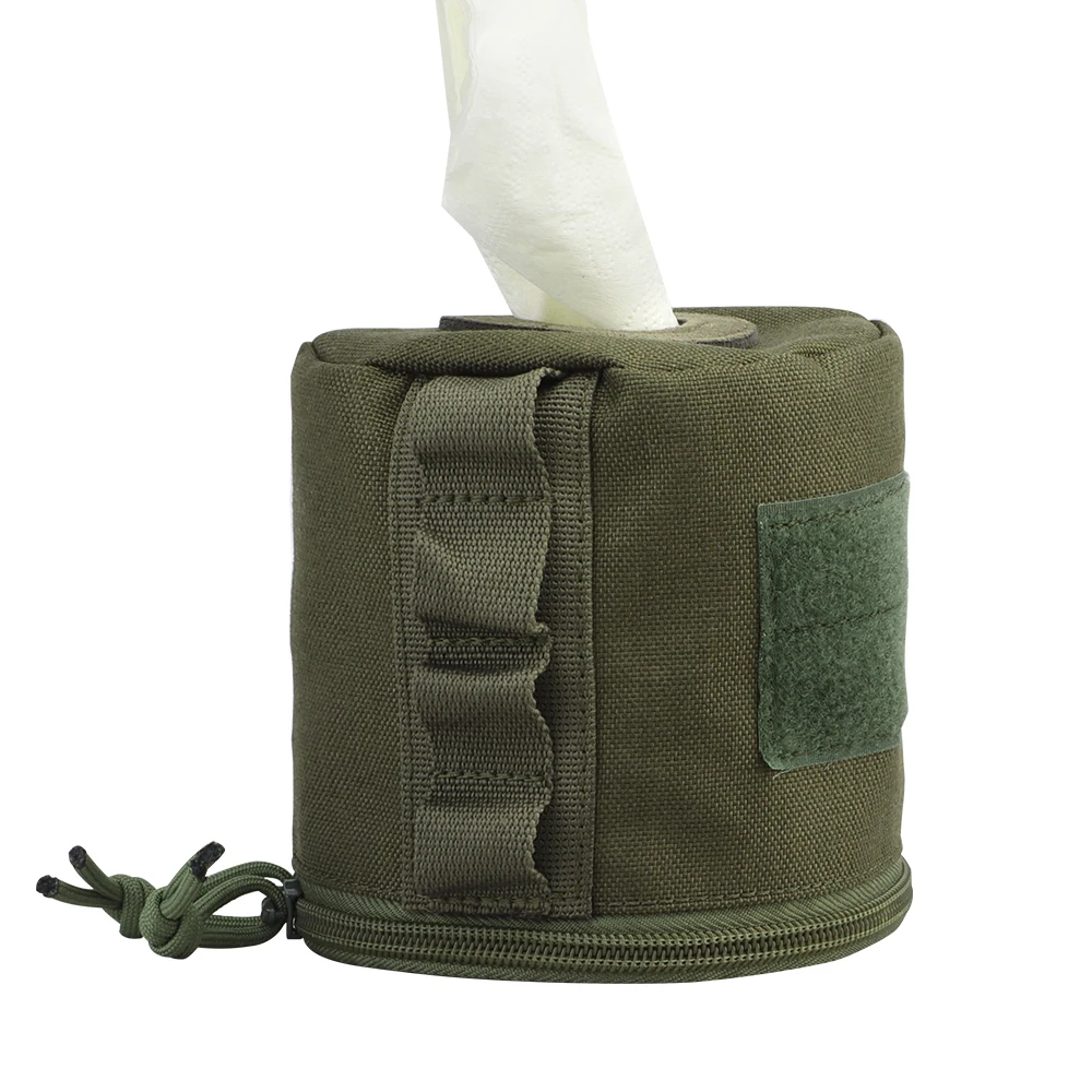 

Toilet Paper Holder Tissue Roll Holder Storage Bag for Outdoor Sport Camping Hiking Picnic Portable Roll Napkin MOLLE Pouch Case