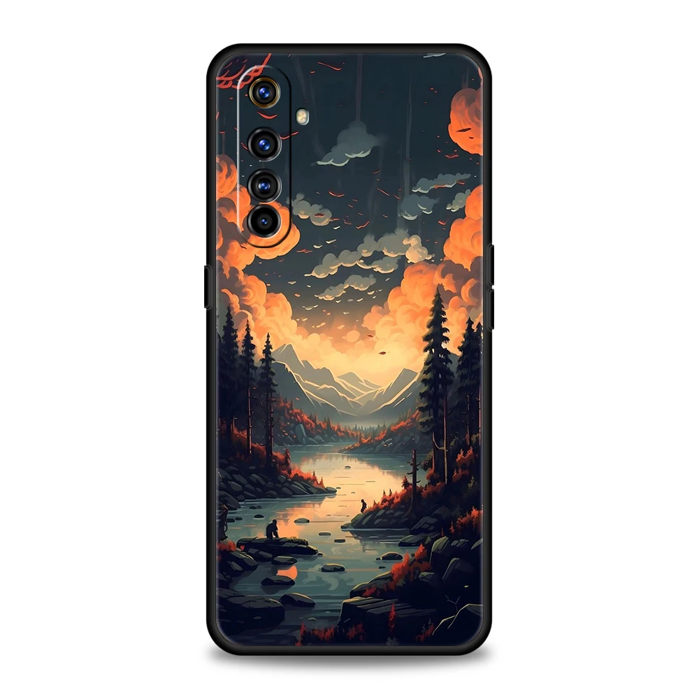 Mountain Forest Soft TPU Phone Case Cover