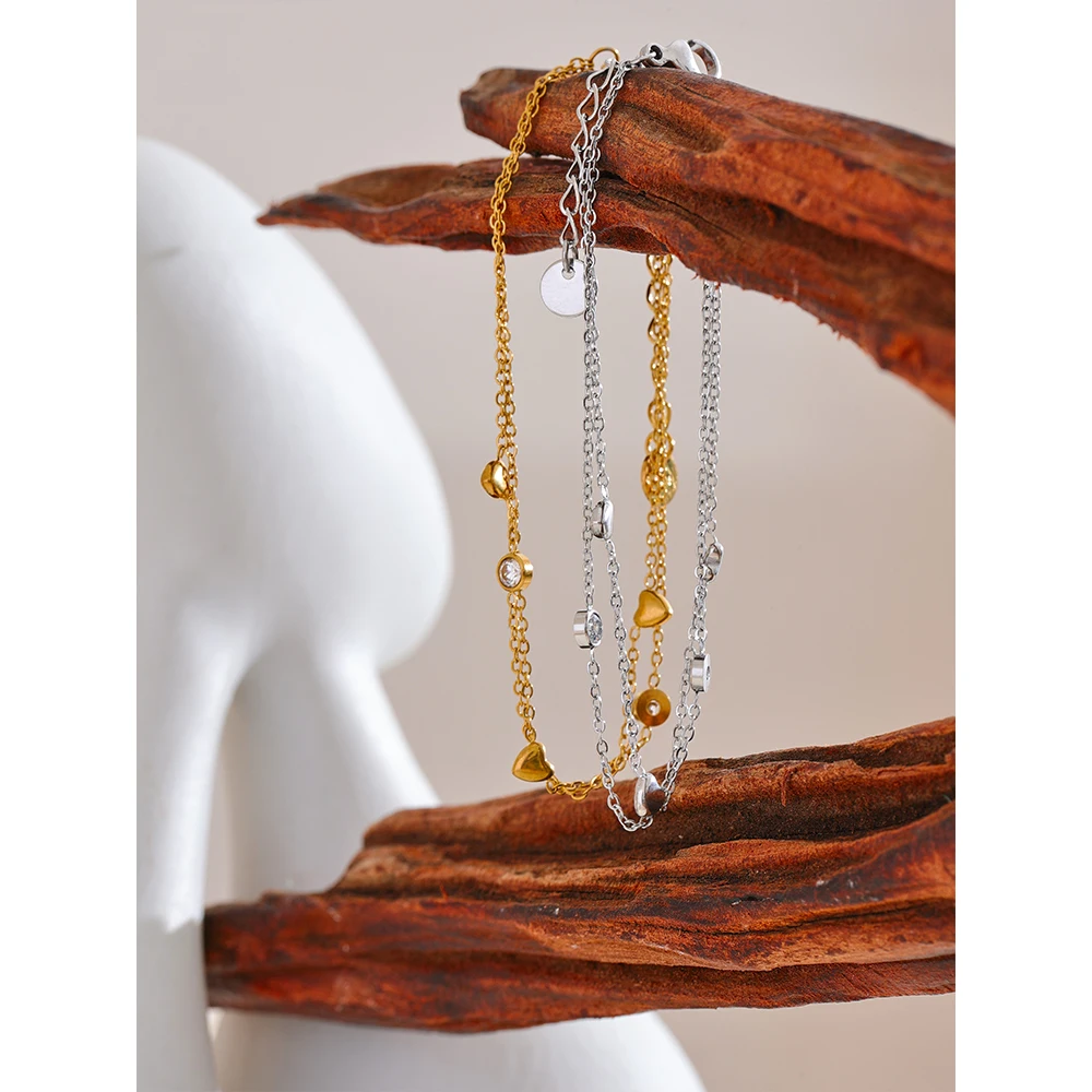 Yhpup Delicate Chain Jewelry Bracelet Waterproof