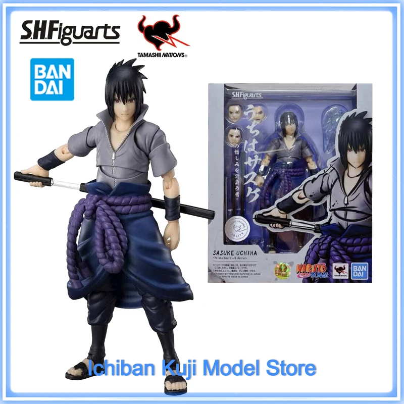 バンダイ-子供向けアクションフィギュアキット,ナルト,shf,s.h