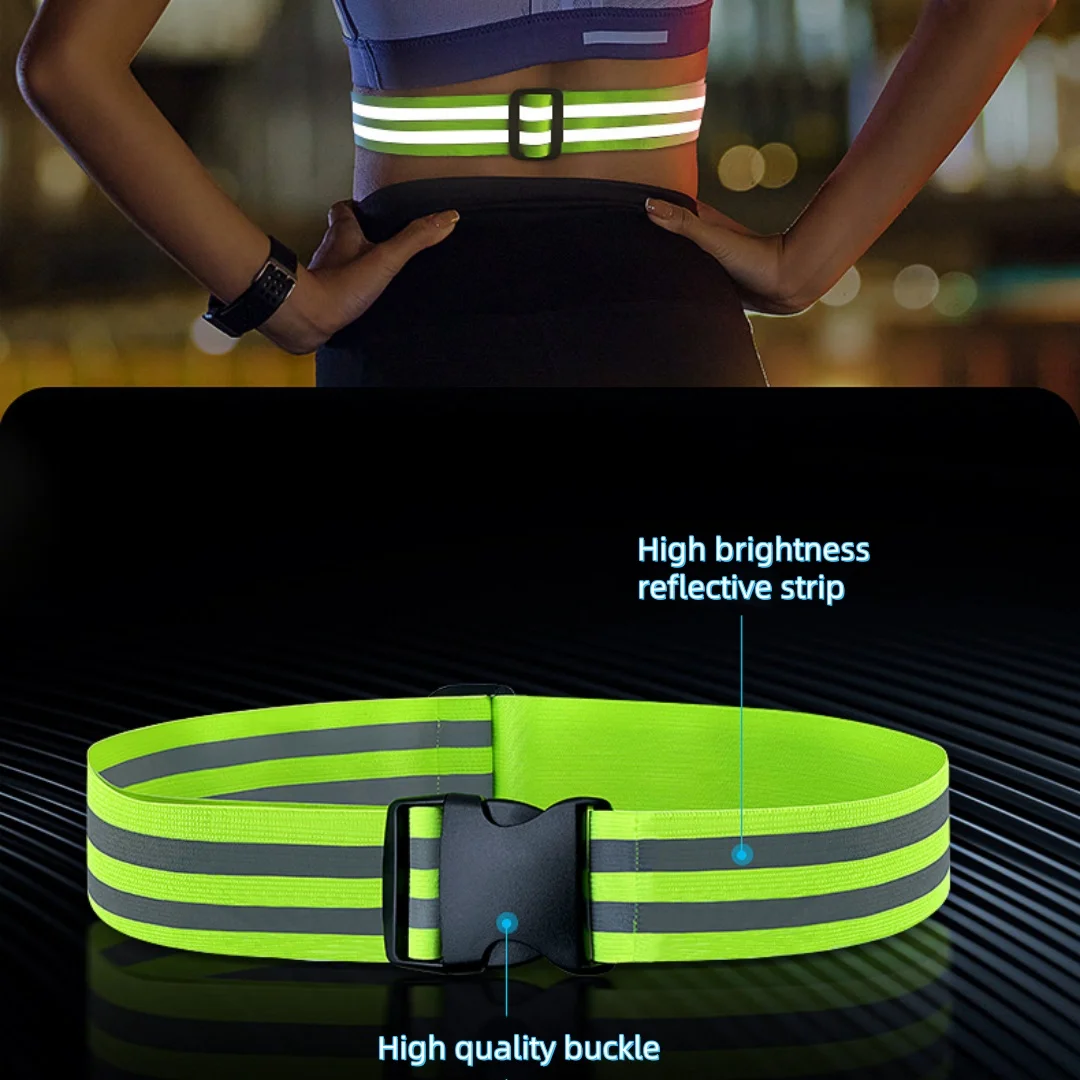 Reflective Polyester Vest for Night Running Cycling Safety