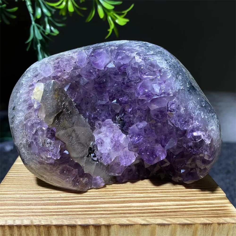 Agate Amethyst Specimen Cluster Stone Quartz Minerals Healing Living Gemstone Reiki Geode Room Decoration Indie Home Aquarium 2