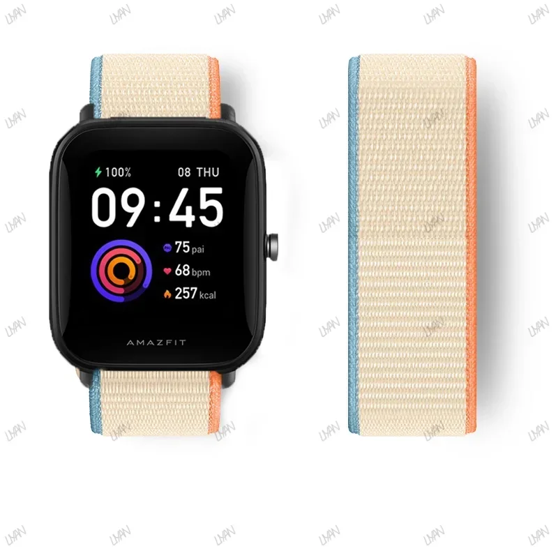 Versatile Nylon Loop Sport Watch Band, 20mm/22mm