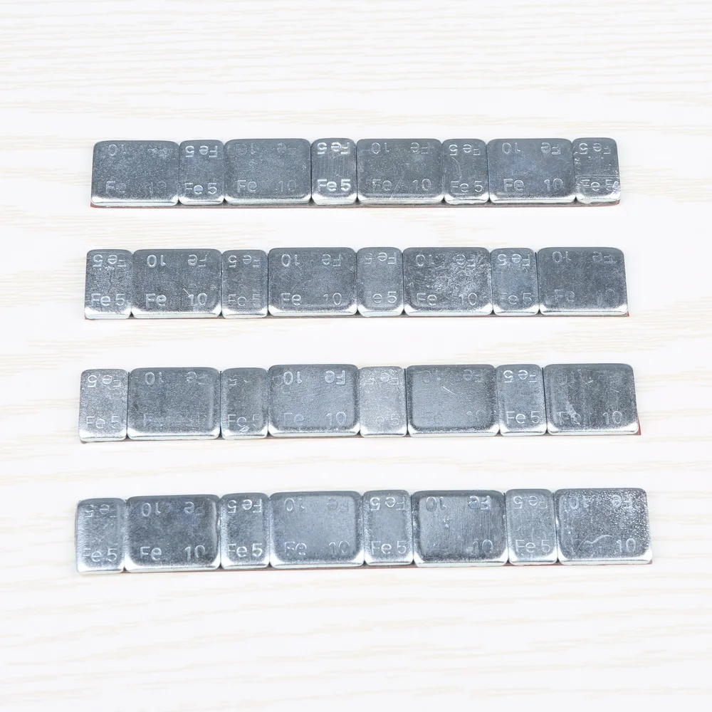 Poids d'équilibrage roue 60g auto-adhésif - 8 pièces 5g+10g