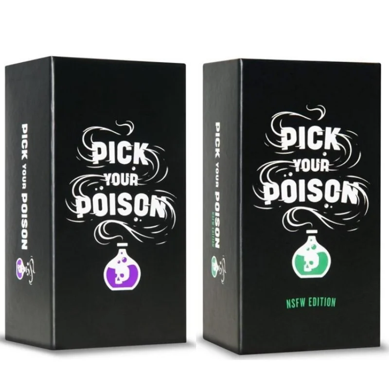 Pick Your Poison Card Game - The “What Would You Rather Do?” Party Game for All Ages