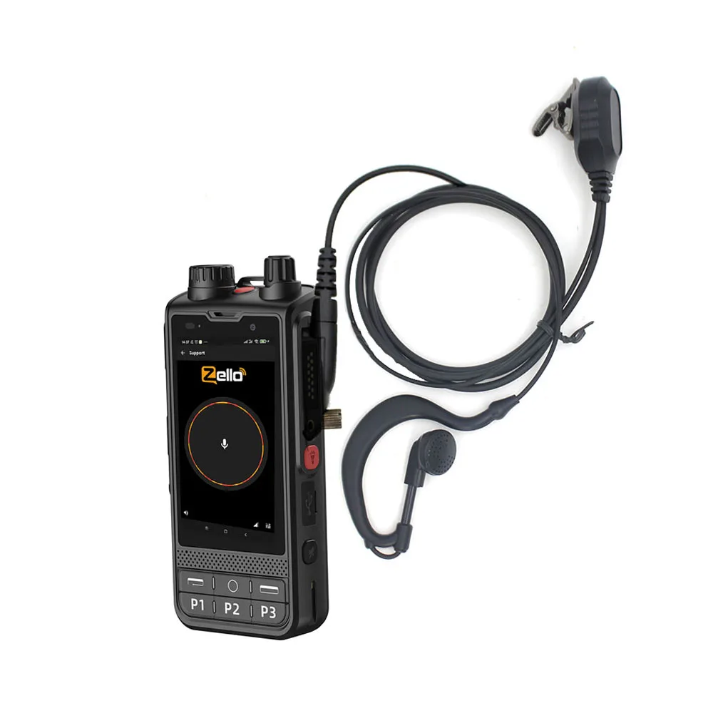 4G Network Radio Earpiece or Microphone Fit for W6 W6PLUS Zello Mobile Phone